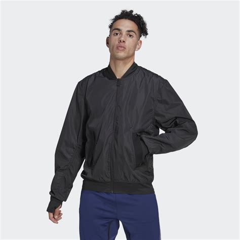 adidas bomber jacke herren|adidas minimalist bomber jacket.